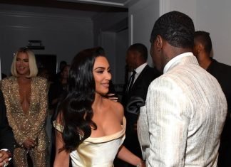 Kim Kardashian indossa un abito da sposa vintage per la festa di Diddy